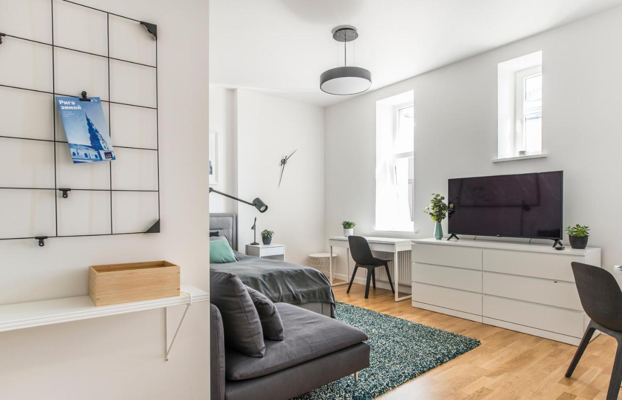 Cozy Modern Studio - Great For Short Trips 리가 외부 사진